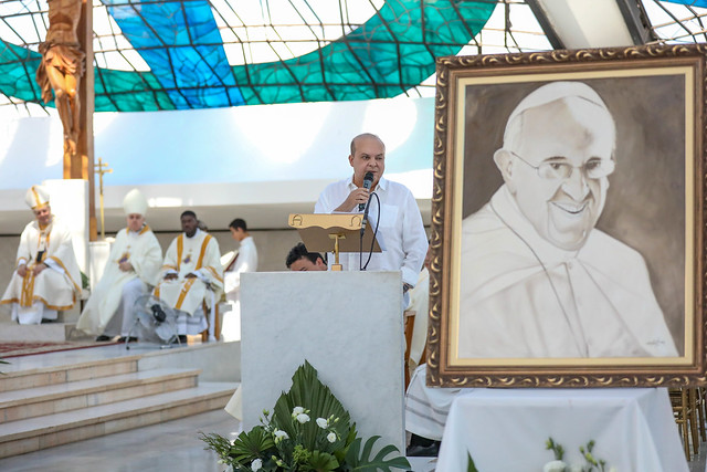 21/04/2025 - Missa dos 65 anos de Brasília é marcada pela emoção com mensagem de adeus ao papa Francisco