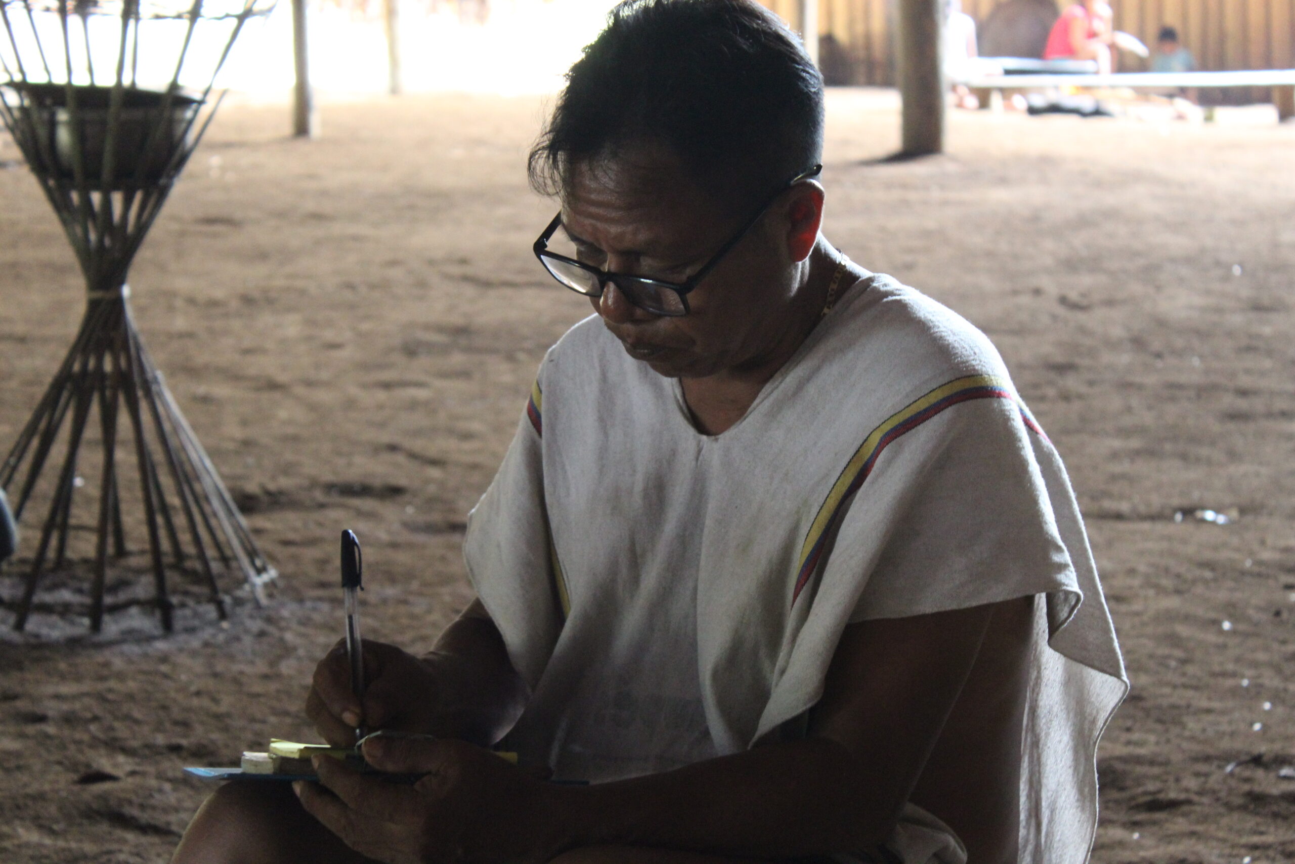 Indigenous leaders gathered and presented a listed of solutions during the first round of U.N. negotiations for the upcoming climate conference, COP30. Image courtesy of Passu Creativa.