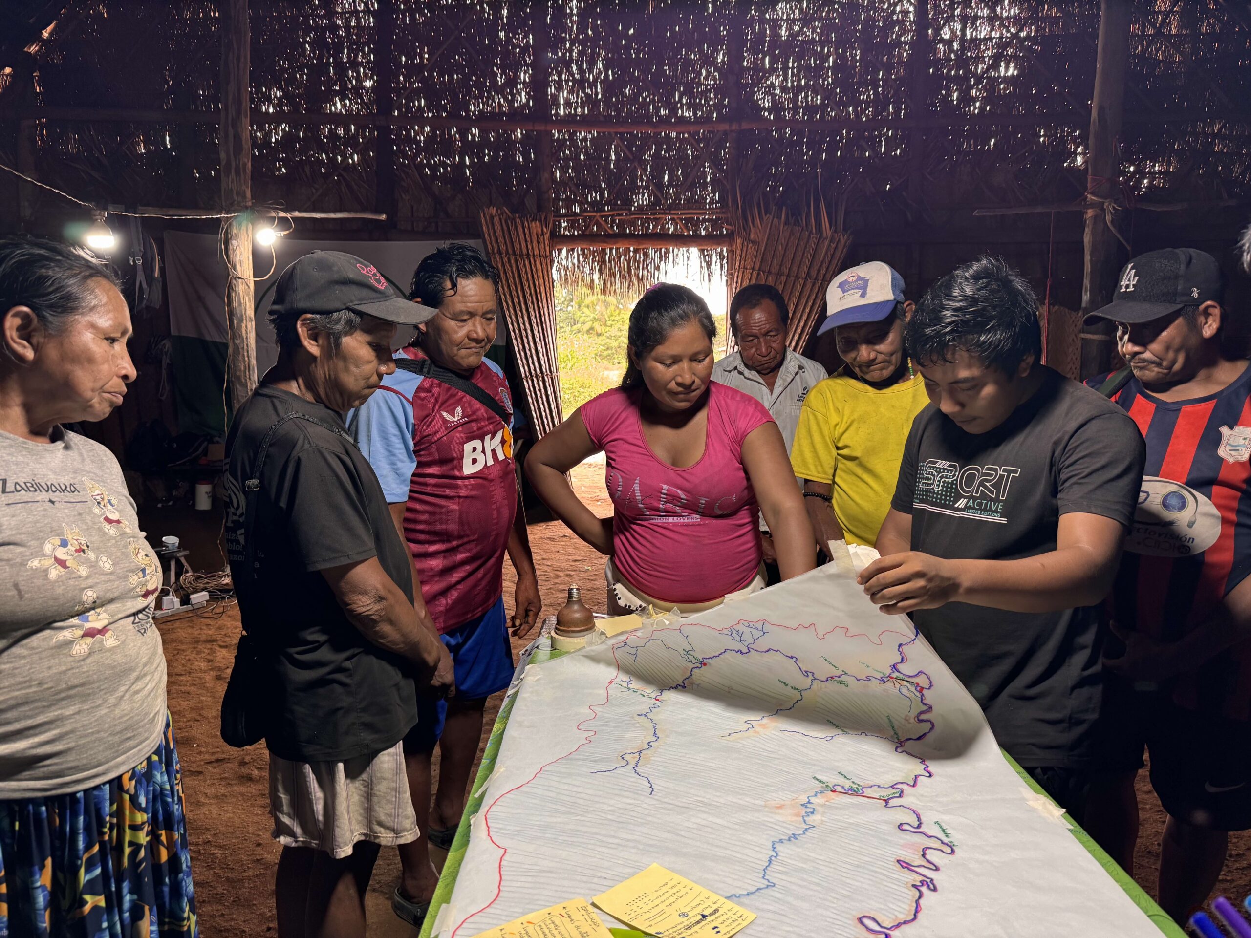 The authors say it is urgent to protect the territories of voluntary isolated peoples. Image courtesy of Passu Creativa.