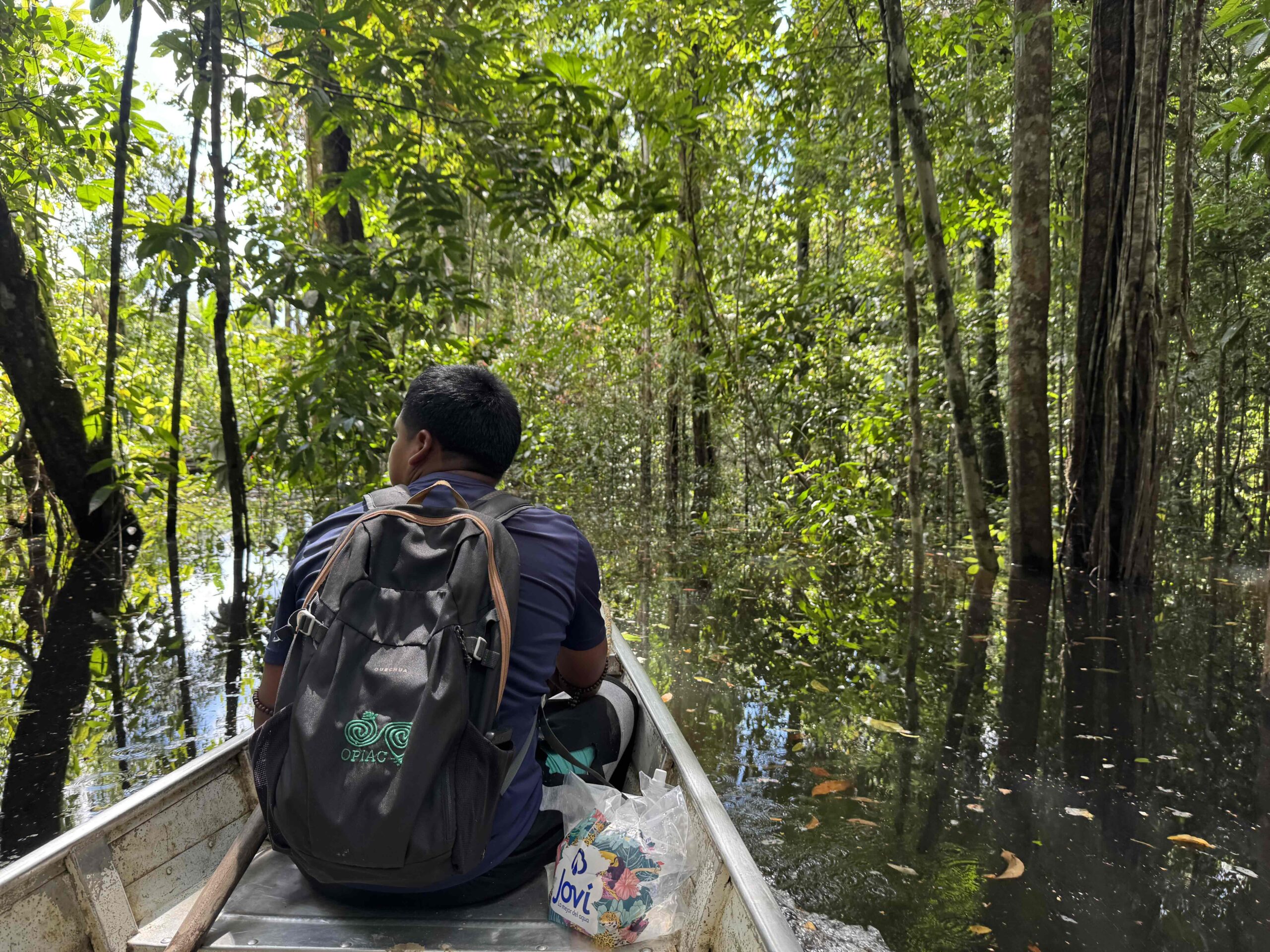 In Colombia, more than 27 million hectares (66.7 million acres) of land titled as Indigenous reserves are among the best-preserved ecosystems in the country. Image courtesy of Passu Creativa.
